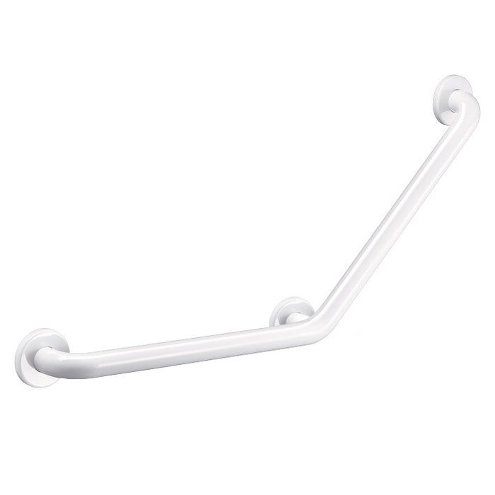 Barre d'appui coudée 135° Basic Ø 32 mm - Delabie