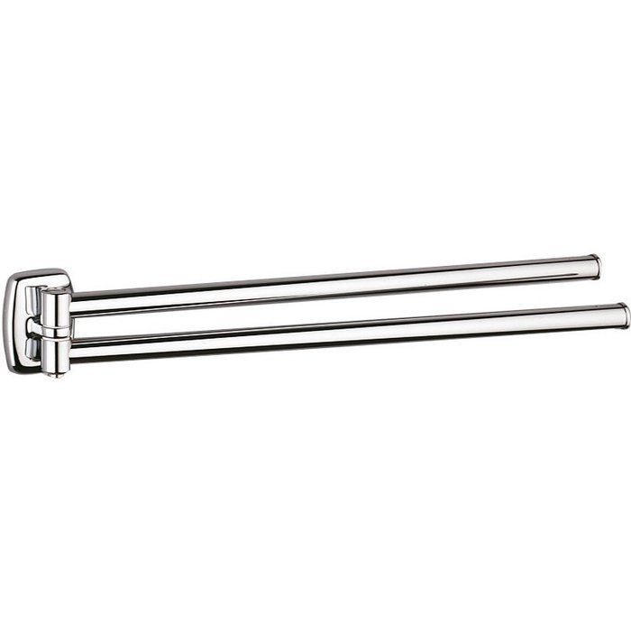 Porte-serviette double, mobile - Inda