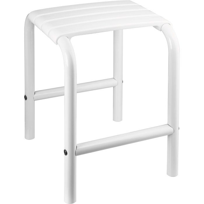 Tabouret de douche blanc - 335 x 385 x 485 mm - Pellet ASC