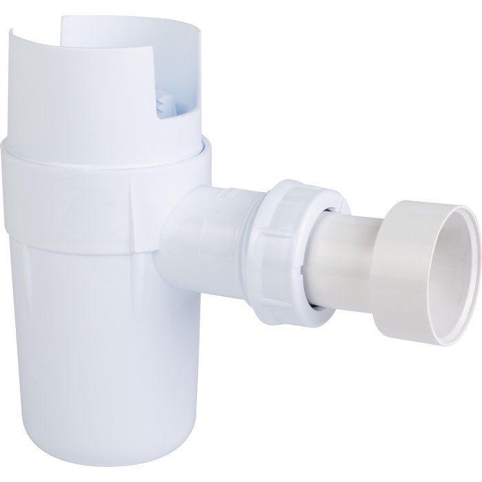 Siphon pour groupe de sécurité - À coller - Nicoll