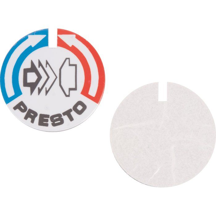 Plaque signalétique autocollantes presto Alpa - Presto