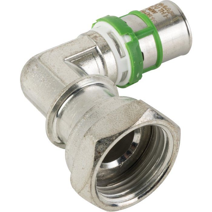 Coude laiton multicouche à visser - Ecrou tournant F 3/4" - Ø 16 mm -  Comap