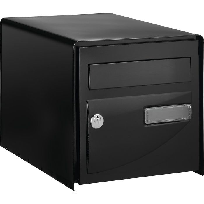 Boîte aux lettres individuelle noir foncé - Double face - Probat - Decayeux