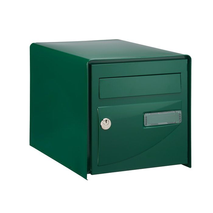 Boîte aux lettres individuelle vert mousse - Double face - Probat - Decayeux