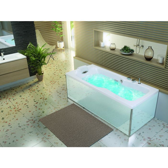 Baignoire balnéo Kineplus 180 - Kinedo - Kineplus - tête à gauche - Installation en angle