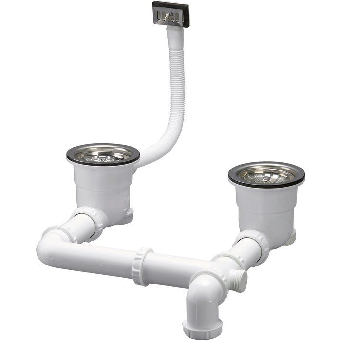 Ensemble de vidage - 2 bacs - Ø 90 mm - Cleany Quick - Valentin