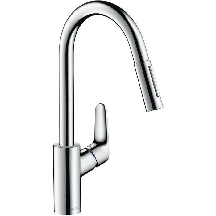 Mitigeur cuisine - À douchette extractible - Focus. - Hansgrohe