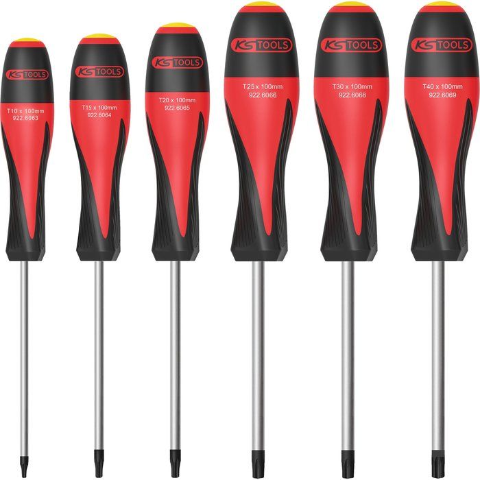 Jeu de 6 tournevis - Torx - KS Tools