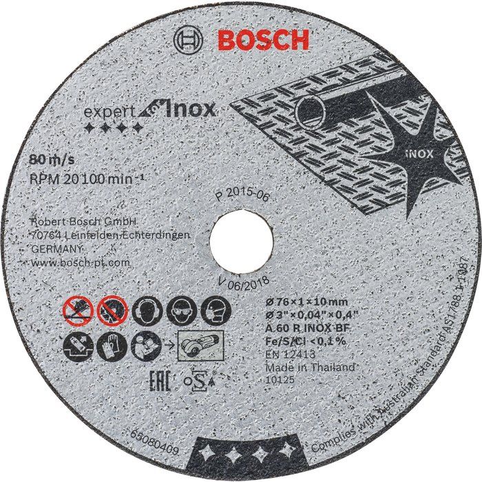 Disque à tronçonner Expert for Inox 76 mm - Bosch