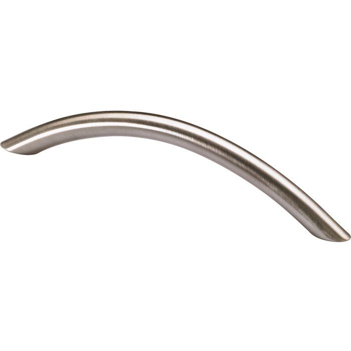 Poignée courbe NICIA acier inoxydable - 128 mm - Hettich