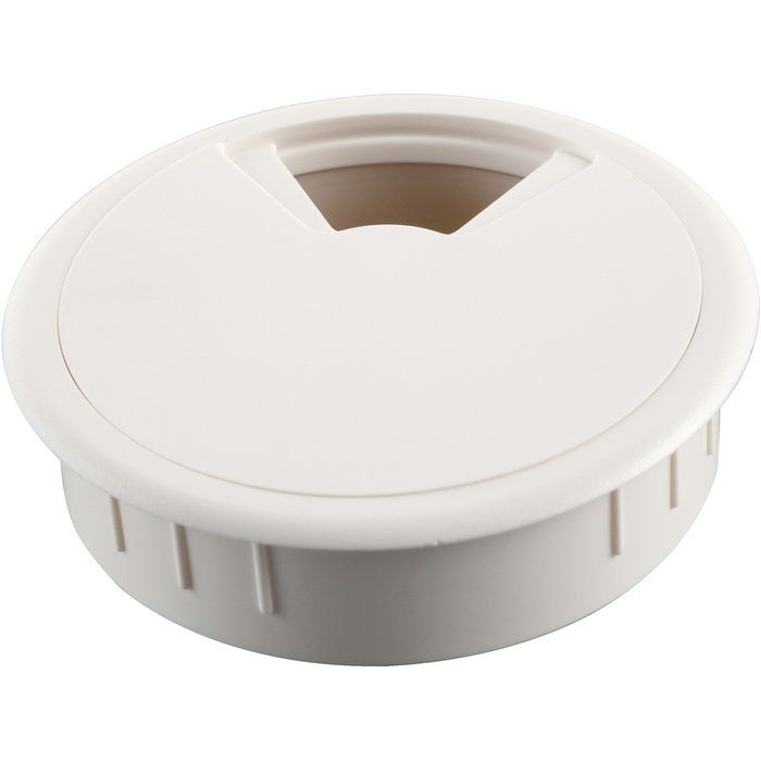 Passe-câble D80 mm - Blanc - Hettich