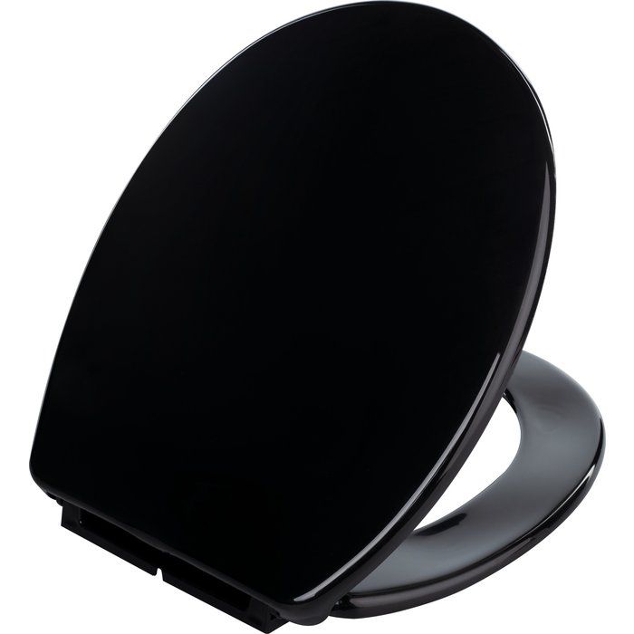 Abattant WC polypropylene noir double - Rock - Bemis