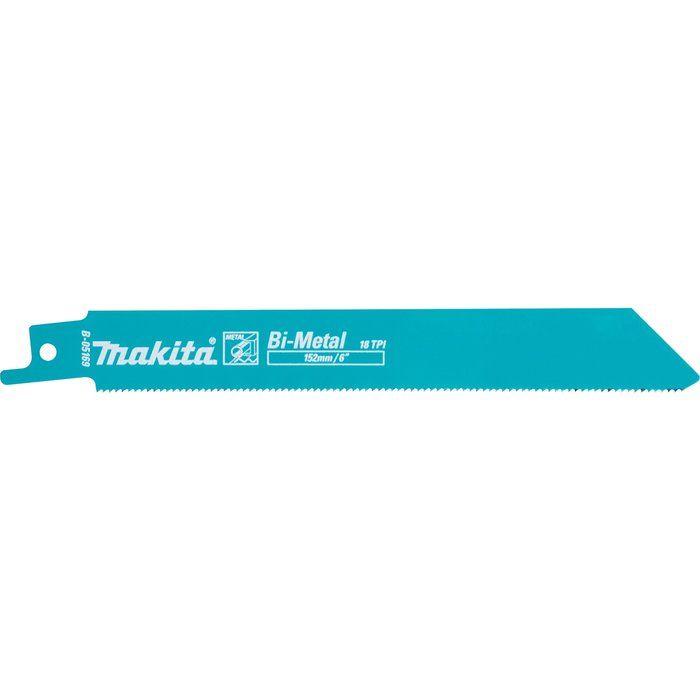 Lame de scie sabre bi-métal - Pour acier et inox - 130 mm - Lot de 5 - Makita