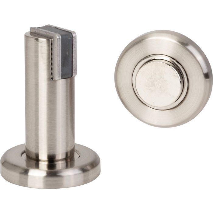 Arrêt magnétique 2 en 1 - cale porte magnet inox 75mm - Häfele