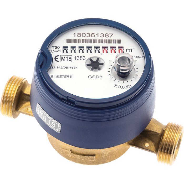 Compteur d'eau divisionnaire eau froide pour télérelevage - MM 3/4