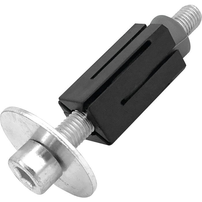 Douille de fixation roulette - 21 à 23 mm - Pour tube carré - Caujolle