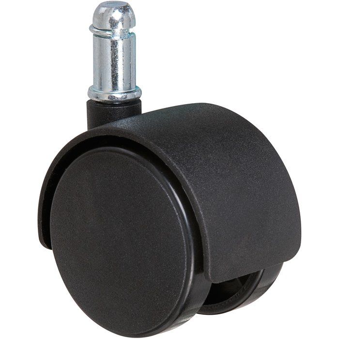 Roulette jumelée à tige lisse à ressort - Série S49 TL - Caujolle