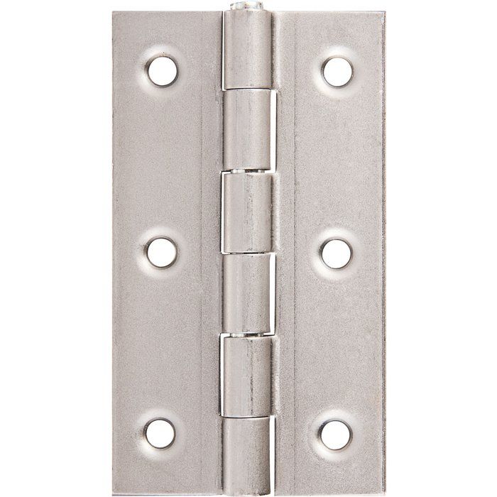 Charnière à nœud double feuille rectangulaire série forte - 60 x 80 mm - Monin