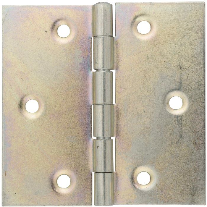 Charnière à nœud double feuille carrée Havraises série forte - 80 x 80 mm - Monin