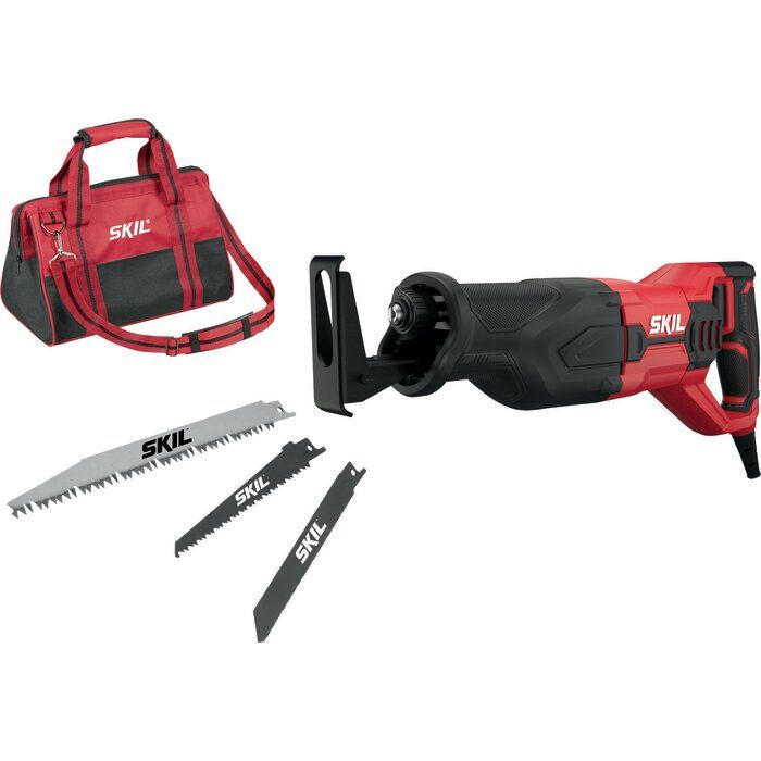 Scie sabre filaire 900 W - 3200 cpm - Variateur de vitesse et système VRS - Sac de transport et accessoires inclus - 4961 DA - SKIL