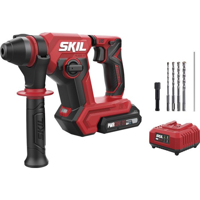 Perforateur sans fil Brushless 20V Max SDS+ - 1,5 J - 1 batterie 2 Ah et accessoires - 3821 GA - SKIL