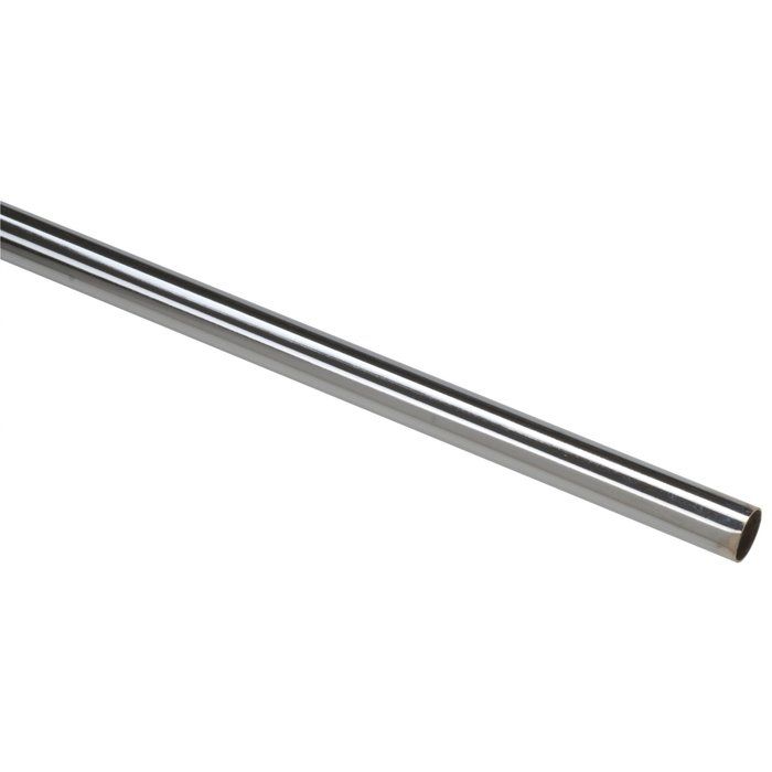 Tube rond acier chromé - Ø 16 mm - 3 m - Duval