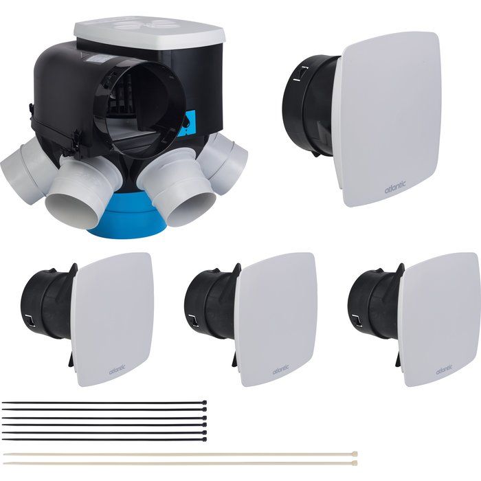 Kit VMC auto-réglable avec bouche LiNE - AUTOCOSY HI - Atlantic