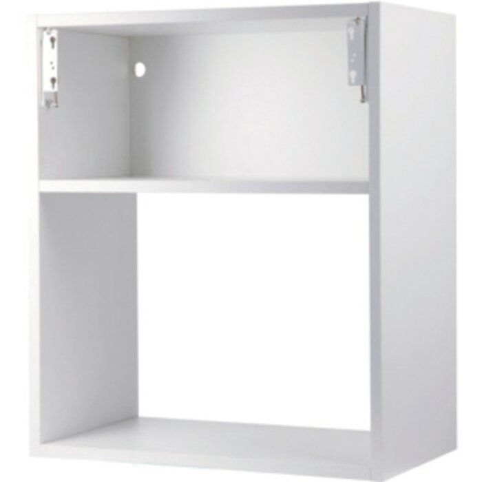 Meuble pour micro-ondes - 70 x 60 x 35 cm - Blanc