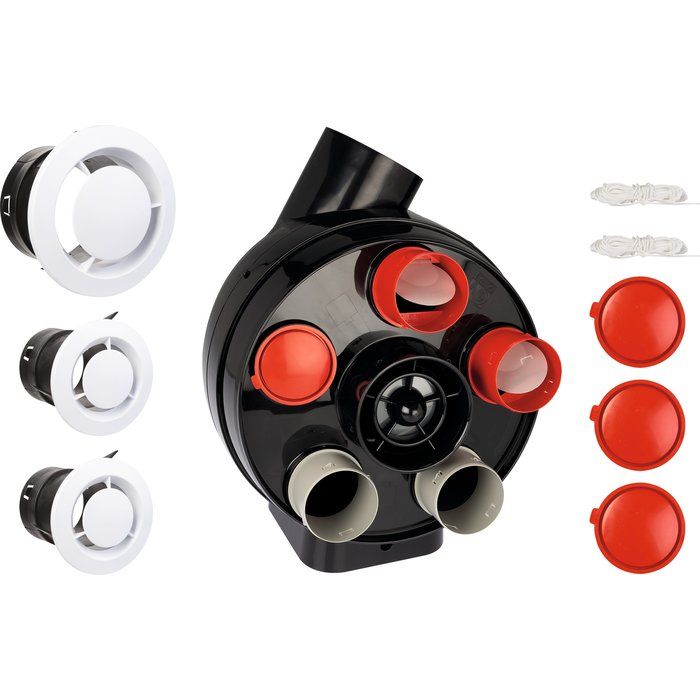 Kit VMC simple flux auto-réglable Vort Penta - Vortice