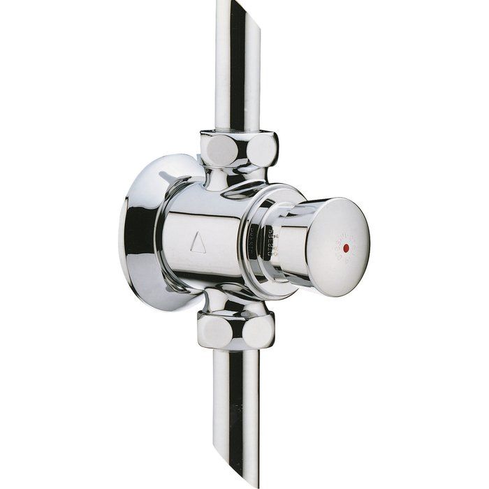 Robinet de douche simple mural - alimentation par le bas - PRESTO 50 - Presto