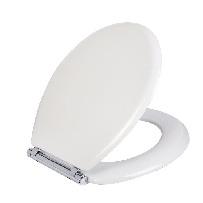 Abattant WC bois blanc double - Tradition Easy Clip - Olfa