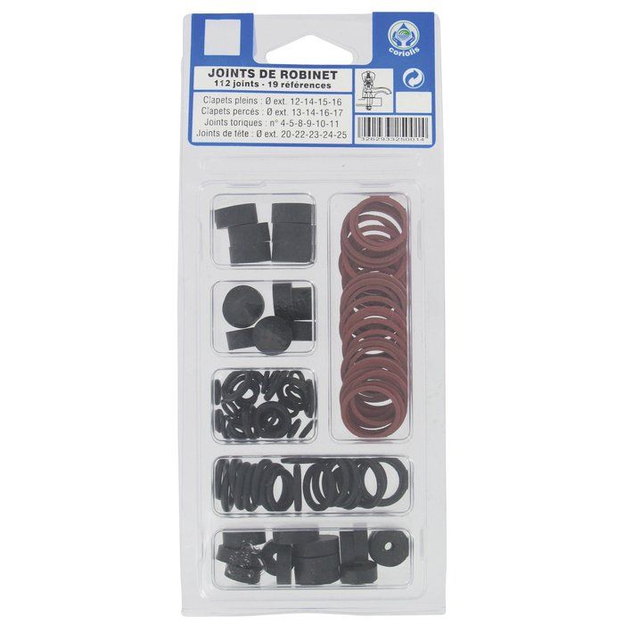 Assortiment de joints - Coffret de 112 pièces - Watts industries