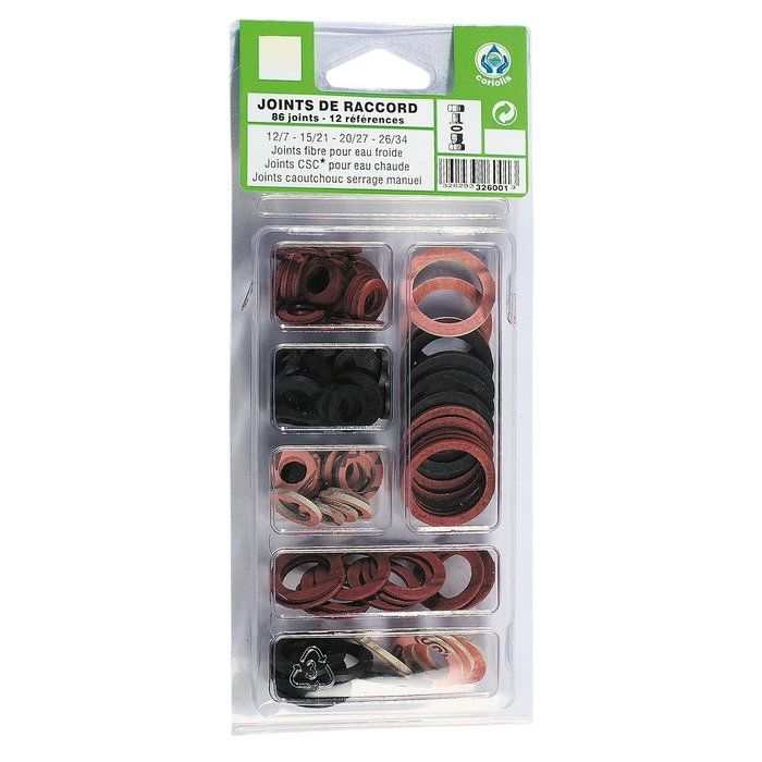 Assortiment de joints - Coffret de 86 pièces - Watts industries