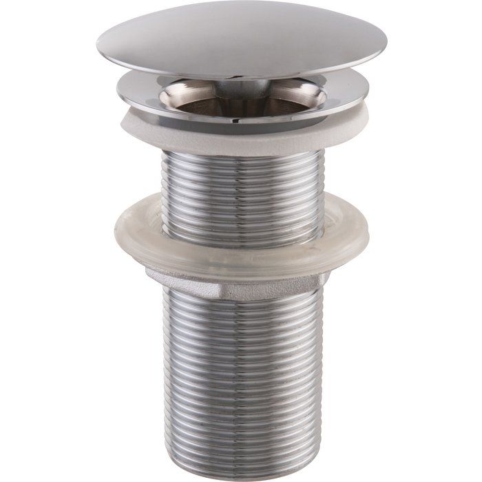 Bonde lavabo design laiton chromé à écoulement libre - Nicoll