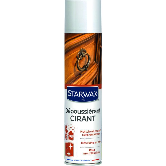 Dépoussiérant-cirant meubles Starwax - Aérosol 400 ml