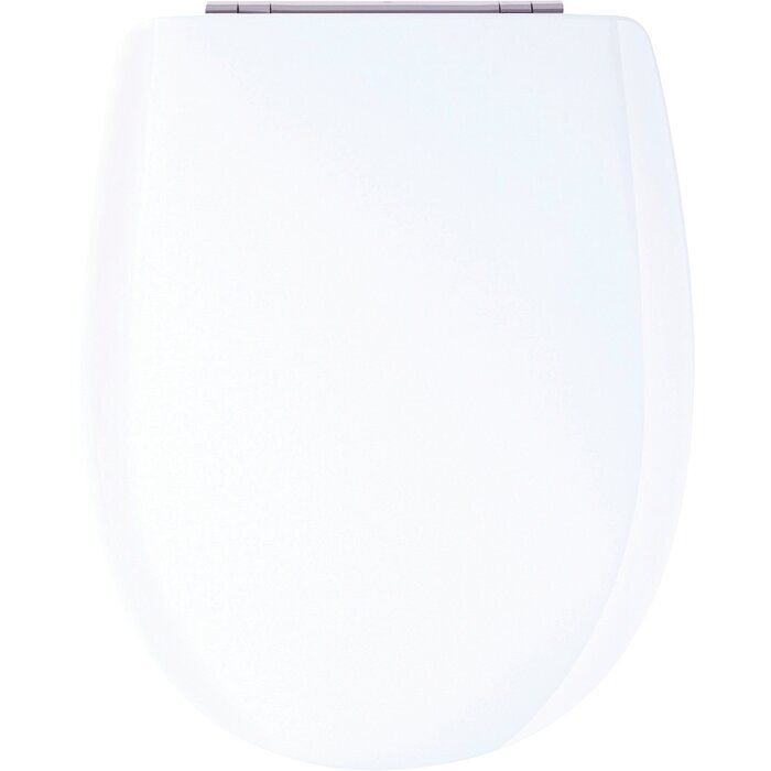 Abattant WC blanc Arion Easy Clip D.A - Bois réticulé - Descente assistée et déclipsable - Olfa