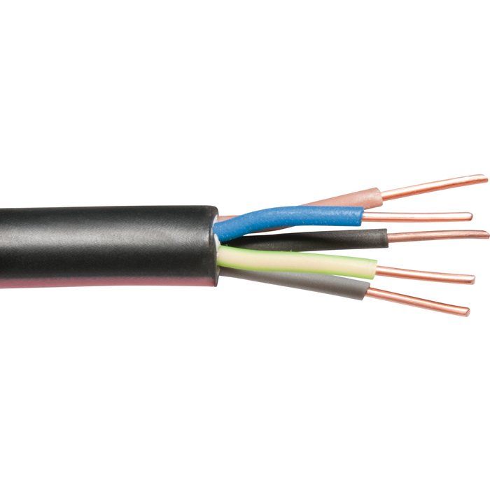Câble U-1000 R2V - Dhome - 5G4 mm² - Vendu au mètre - Mètré
