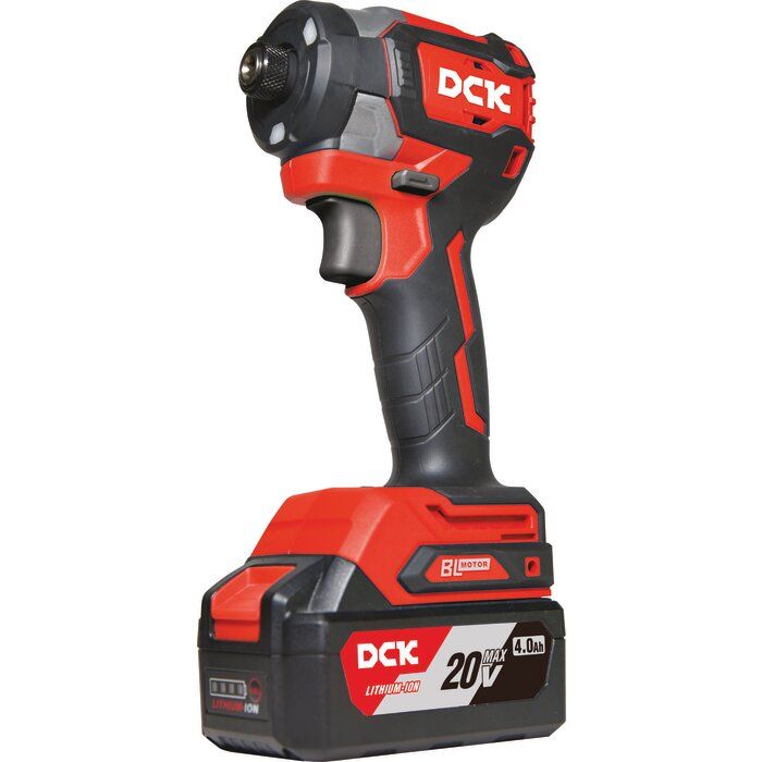 Visseuse à chocs sans fil Brushless 20V - 3 vitesses - Couple 208 Nm - 2 batteries 2.0 Ah et chargeur - KDPL208 - DCK