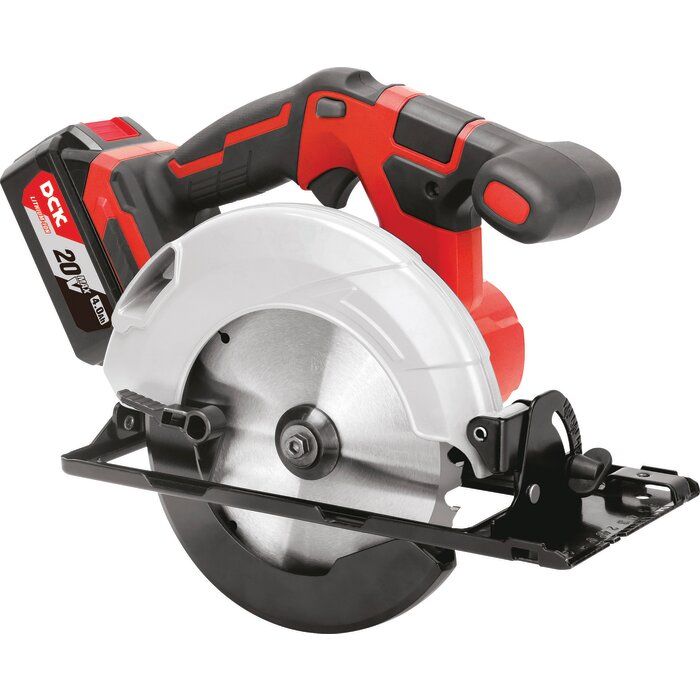 Scie circulaire sans fil brushless 20 V - Lame Ø 165 mm - Coupe droite 59 mm / biaise 39 mm - KDMY165S - DCK