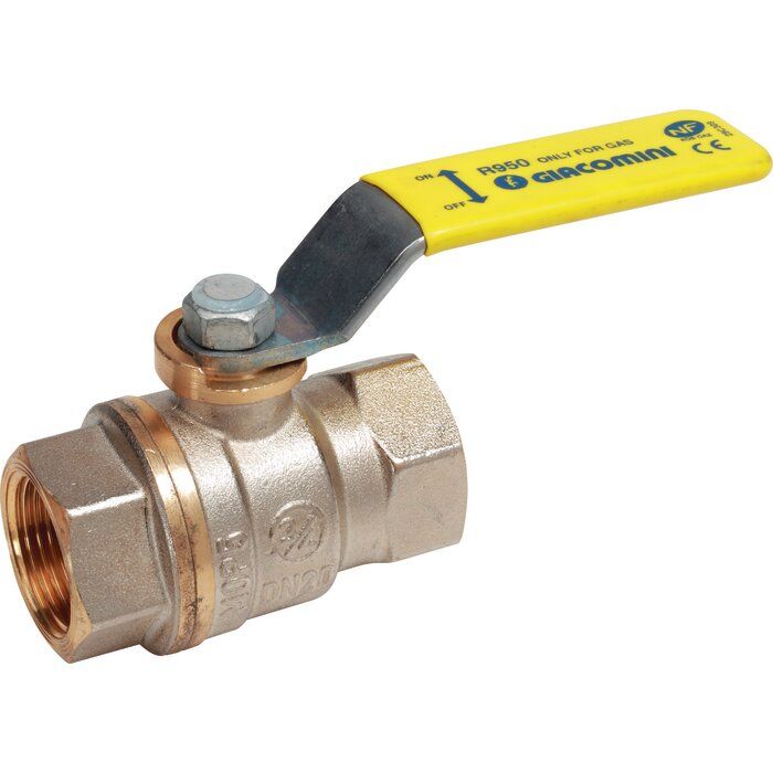 Vanne gaz - ff 20x27 5 bars - Giacomini