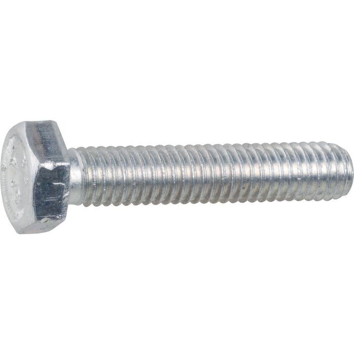 Vis métaux - Viswood - Tête hexagonale - Acier zingué - 5 x 40 mm - Boîte de 200