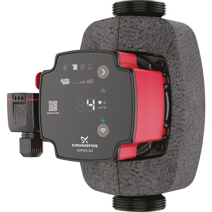 Circulateur ALPHA2 GO - MM 1"1/2 DN 25 - Hauteur manométrique 4 m - Entraxe 180 mm - Grundfos