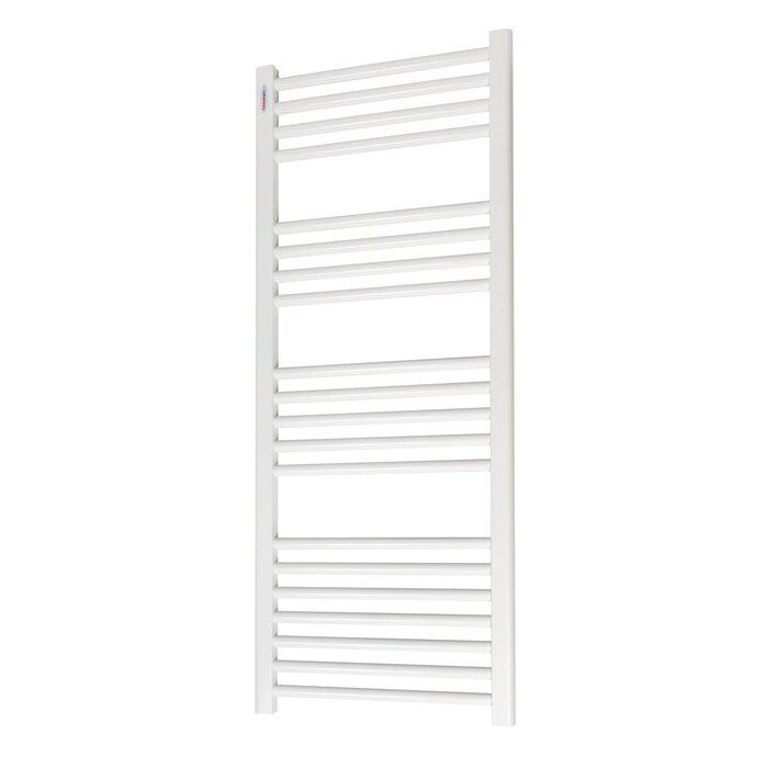 Sèche-serviettes eau chaude droit blanc - 617 W - 600 x 1200 mm - Compatible mixte - Florence - Tonon Evolution