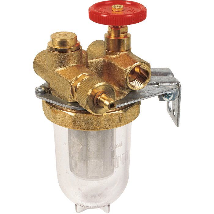 Filtre à fioul avec réalimentation Oilpur - FF 3/8" - Oventrop