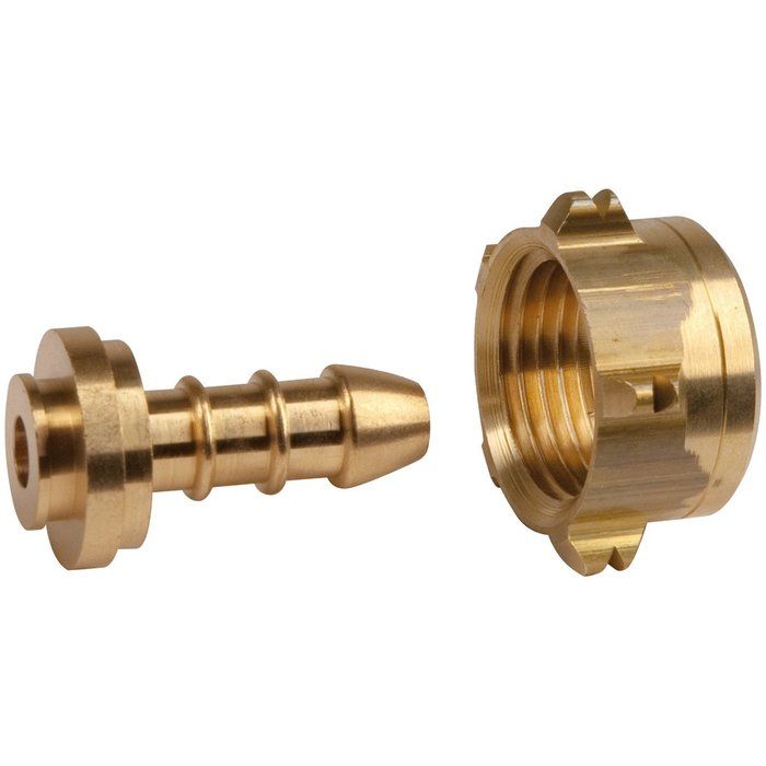 Raccord 2 pièces, écrou bouteille - tétine - Gurtner