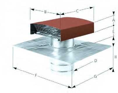 Schéma image sortie de toït CTM tuile anjos