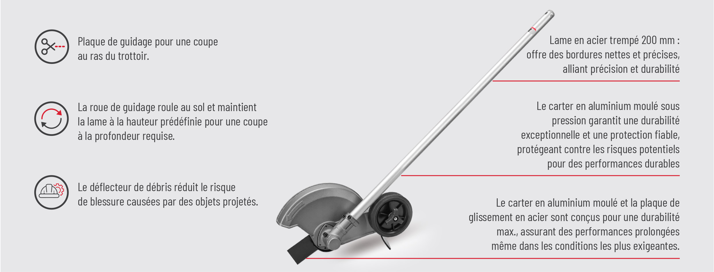 Module lame de bordure 200 mm DCK 58V SuperFuel