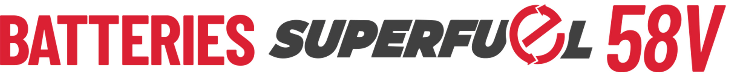 Logo batterie Superfuel 58 V DCK