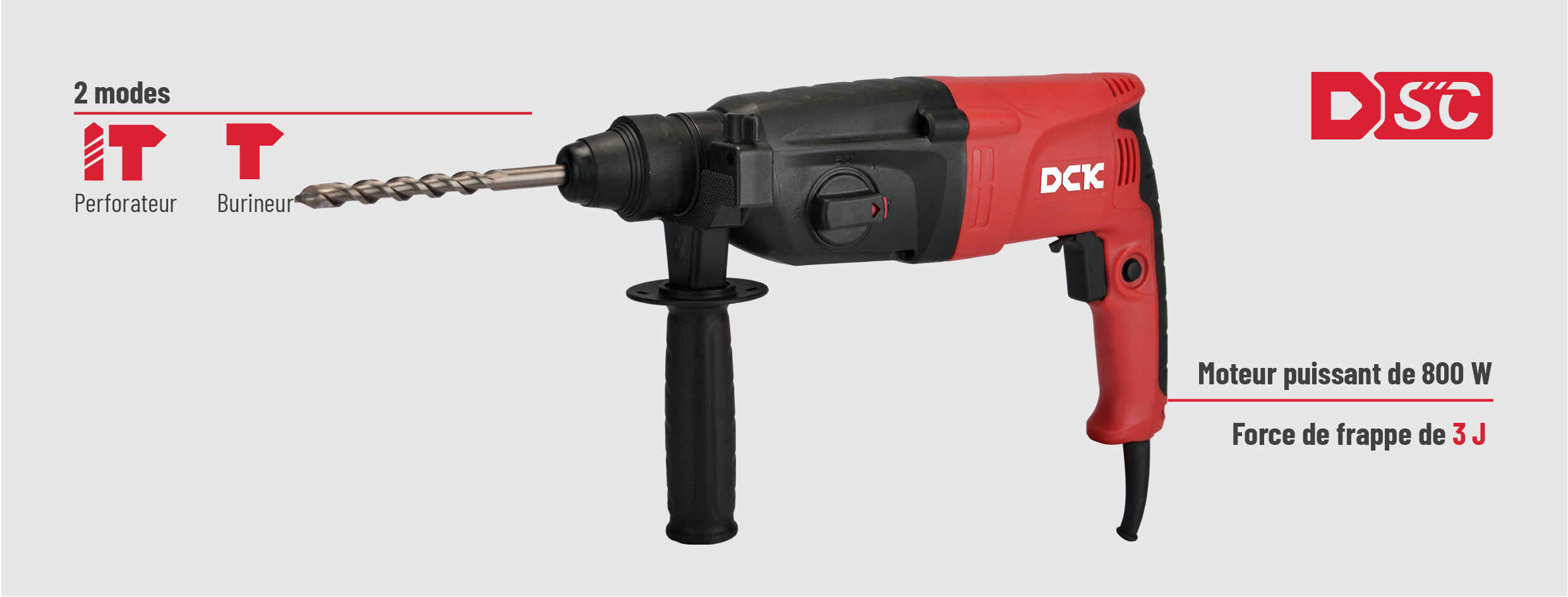 Image des princiapux avantage du perforateur KZC05-26B