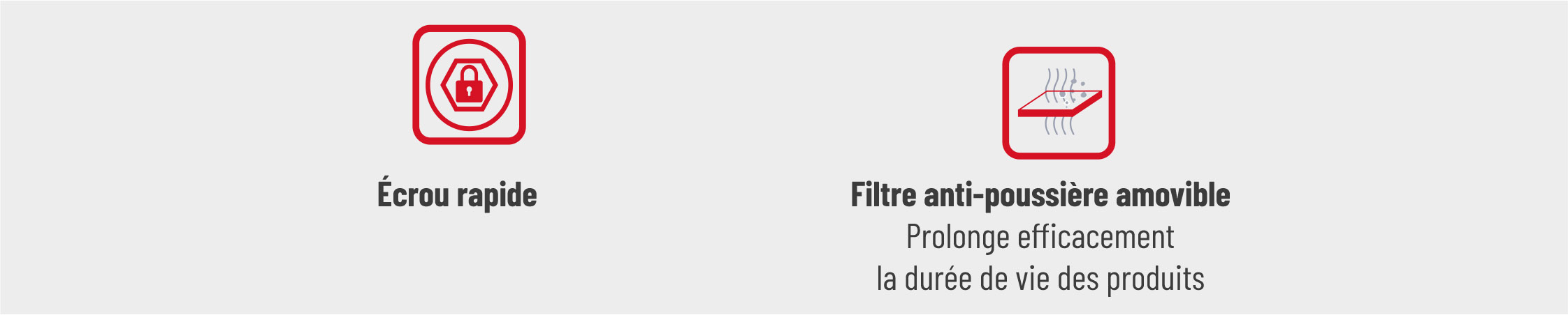 Pictogramme avantage meuleuse d'angle filaire DCK KSM10-125